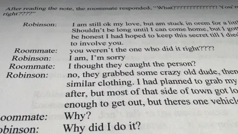 Detailed Conversation Exchange Involving Conservative Commentator Accused and Co-resident